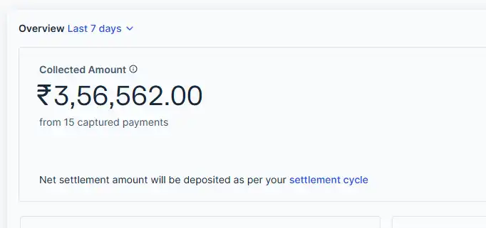 7 Day Earnings Screenshot